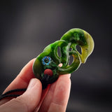 Natural Jade Manaia Pendant Necklace (N2311)