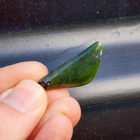 New Zealand Greenstone Pounamu Pendant Necklace (AJJC2338)