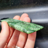 XL NZ Greenstone Pounamu Toki Pendant Necklace (N458)