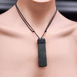 NZ Greenstone Pounamu Toki Pendant Necklace (N288)