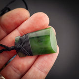 Natural Jade Toki Pendant Necklace (N2121)