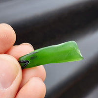 Natural Greenstone Pendant Necklace (AJJC2431)