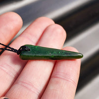 New Zealand Greenstone Pounamu Pendant Necklace (AJJC2321)