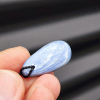 Natural Kyanite Oval Pendant Necklace (1BBB231)