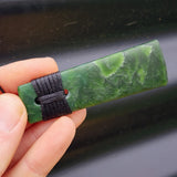 NZ Greenstone Pounamu Toki Pendant Necklace (N296)