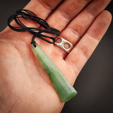 Natural Jade Toki Pendant Necklace (N2126)