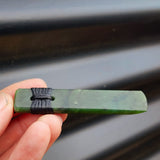 NZ Greenstone Pounamu Toki Pendant Necklace (N270)