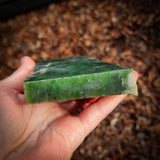 479g Raw Nephrite Jade Carving Slice (R14B673)