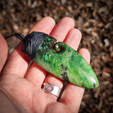 Natural Jade Toki Niho Pendant Necklace (N1207)