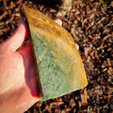 514g Raw Nephrite Jade Carving Slice (R14B716)