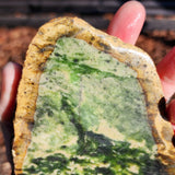 1kg Raw Nephrite Jade Carving Slice (R14B636)