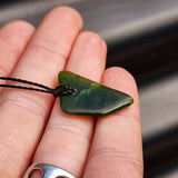 New Zealand Greenstone Pounamu Pendant Necklace (AJJC2330)