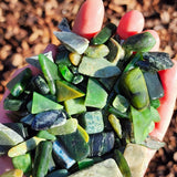 464g NZ Greenstone Pounamu Pieces (R14B642)