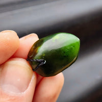 Natural Greenstone Pendant Necklace (AJJC2429)