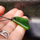 Nephrite Jade / Greenstone Pendant Necklace (AJJC2485)