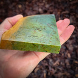 560g Raw Nephrite Jade Carving Slice (R14B652)