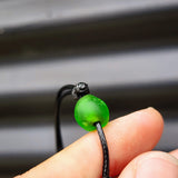 Rustic Recycled Green Sea Glass One Off Bracelet (1A3-706)