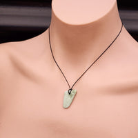 New Zealand Greenstone Pounamu Pendant Necklace (AJJC2284)