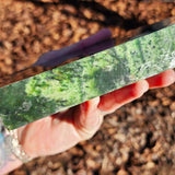 1611g Raw Nephrite Jade Carving Slice (R14B633)