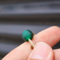 Rustic Recycled Turquoise Sea Glass One Off Bracelet (1A3-709)