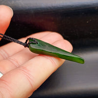 New Zealand Greenstone Pounamu Pendant Necklace (AJJC2342)