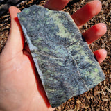 332g Raw Nephrite Jade Carving Slice (R14B762)