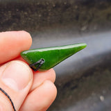 Nephrite Jade / Greenstone Pendant Necklace (AJJC2493)