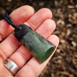 Natural Jade Toki Pendant Necklace (N1179)