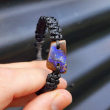 Australian Opal One Off Macrame Bracelet (1A3-807)