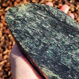 1kg Raw NZ Greenstone Pounamu Carving Slice R14B639)