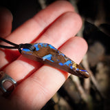 Australian Boulder Opal Freeform Pendant Necklace (1BBB324)