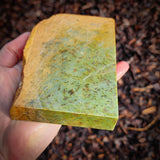 790g Raw Nephrite Jade Carving Slice (R14B656)