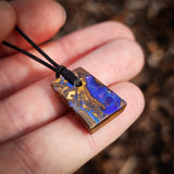 Australian Boulder Opal Pendant Necklace (N1169)