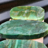 1kg PK Raw Nephrite Jade / Greenstone Carving Slices (R14B462)