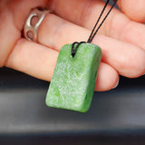 New Zealand Greenstone Pounamu Pendant Necklace (AJJC2170)