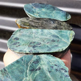 1kg Raw New Zealand Greenstone / Pounamu Carving Slices (R14B505)