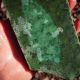 607g Raw Nephrite Jade Carving Slice (R14B768)