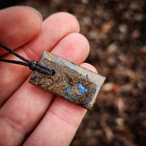Australian Boulder Opal Pendant Necklace (N1165)