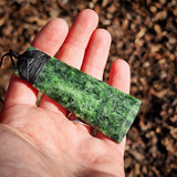 NZ Greenstone Pounamu Toki Pendant Necklace (N1039)