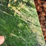 1597g Raw Nephrite Jade Carving Slice (R14B631)