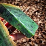 888g Raw Nephrite Jade Carving Slices (R14B786)