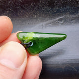 Natural Greenstone Pendant Necklace (AJJC2475)