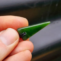 Natural Greenstone Pendant Necklace (AJJC2409)