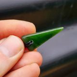 Natural Greenstone Pendant Necklace (AJJC2409)