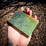 560g Raw Nephrite Jade Carving Slice (R14B756)