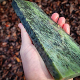 900g Raw Nephrite Jade Carving Slice (R14B658)