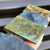 1kg (BUTTS) Raw New Zealand Greenstone / Pounamu Carving Slices (R14B352)