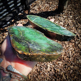 752g Raw Nephrite Jade Carving Slice (R14B755)