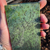617g Raw Nephrite Jade Carving Slice (R14B699)