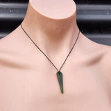 Nephrite Jade / Greenstone Pendant Necklace (AJJC2489)